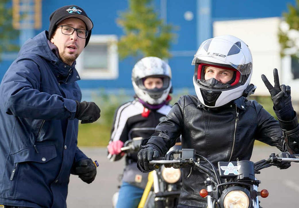 Права Категории А (если есть категория В) зимой<br>