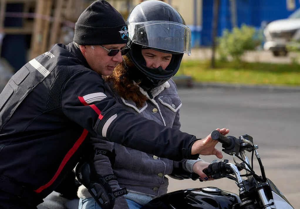 Права Категории А в формате 1х1 (если есть категория В) зимой