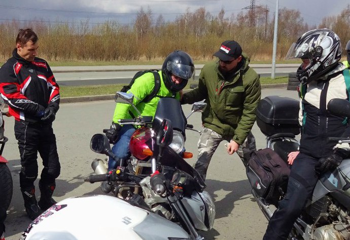 Групповой тренинг для мотоциклистов <br>
